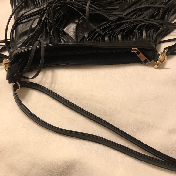 Fringe Faux Leather Crossbody Bag - Picture 6 of 13